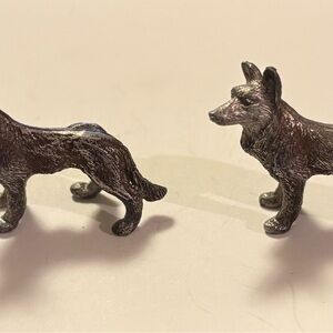 Vintage Spoontique Pewter Cattle Dog